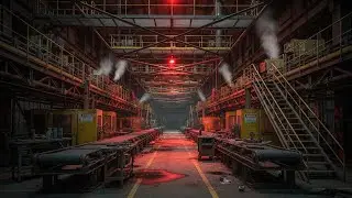Abandoned Factory Night Shift | Industrial Horror Atmosphere [8 Hours]