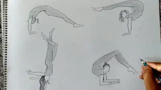 how to draw gymnastics poses I how to draw gymnastics poses easy
