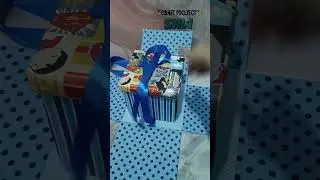 Explosion Box for Snack | DC Superhero Theme #explosionbox #giftbox