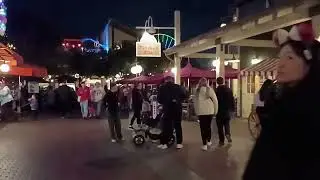 San Fransokio square food court walkthrough California Adventure 