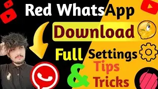 How to download Red Whatsapp | Red Whatsapp Full Settings | Red Whatsapp tips