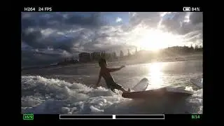 Asher Surfing with his uncle pete