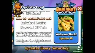 Update 40 Caciolero Lucertino ! Brainrot Evolution #roblox