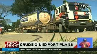 Truck ferrying crude from Lokichar, Turkana arrive in Changamwe