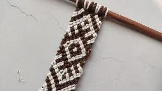 Macrame Design Tutorial | Macrame Bracelet Design | Macrame Bag Strip Design | Macrame Belt Design 