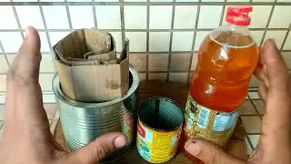 Como cozinhar sem GÁS e sem LENHA/ Economize seu gás, utilizando ÓLEO  sujo e PAPELÃO