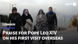 Lebanese praise Pope Leo XIV's 'beautiful visit' | AFP