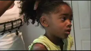 FLAT TWISTS WITH PONYTAILS ON NATURAL CURLY GIRL TUTORIAL