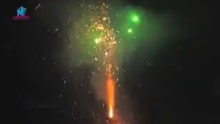 Bugano - Zink Fountain \ Supervulkan - no 3 - Gold & Color stars