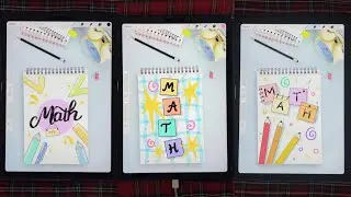 Top 10 Clean & Easy Maths Notebook Cover Designs ➗✨ | Digital Front Page