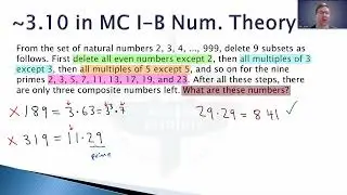 A Number Puzzle with Factors and Multiples (MC I-B Number Theory Sample) - Thursday Tidbit