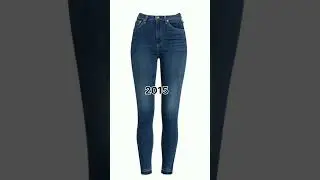 Jeans over the years #ytshorts #jeans #fashion