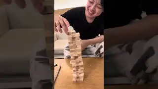 Jenga international Battle in Japan. Japanese artist Takuma Tanaka vs Chinese young talent.