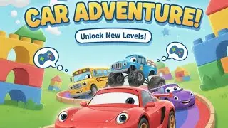 Amazing Kids Car Game 🏎️ | Fun Racing & Stunting | Bachon Ki Car Wala Game