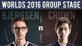 Crown solo kill Bjergsen twice in a game