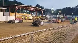 Stoneboro Fair Demolition Derby 2019