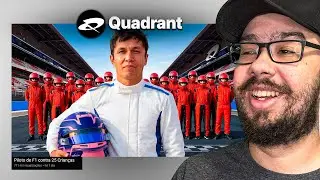 PILOTO DE F&Oacute;RMULA 1 CONTRA 25 CRIAN&Ccedil;AS! - REACT QUADRANT