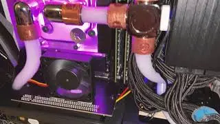 Мини пк на водяном охлаждении. Node 202 water cooling
