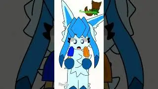 blue flavor meme (requested by@MekaylaTheChimeraaa) #leafeon #glaceon #eeveelutions