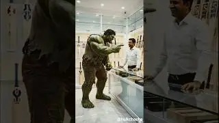 Hulk gaao me sabse mahenga bat lana chahata hai 😢 #hulk #aihulk #hulkshorts #shortsfeed #shorts