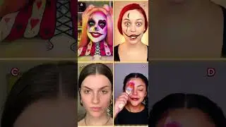 TikTok makeup trend - Circus 🤡 Pt. 2 | 📌 Pinned your comment | #makeup #transition
