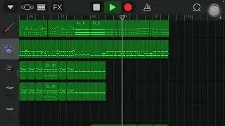 Short metalcore/posthardcore BREAKDOWN using garageband app #garageband