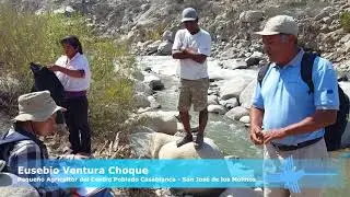 Ica: Pobladores de Casablanca, caracterizan las zonas de peligros y mapa de riesgos.