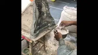 How to make plaster mold of Ganpati Bappa Made from garden clay