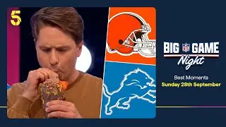 NFL: Big Game Night | Weekly Highlights from the Lions Vs Browns, and special guest Joe Thomas | 5