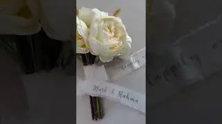 Peony Bridal Bouquet #dubai #flower #wedding #bridal #event #uae #shorts #short #shortvideo #bride