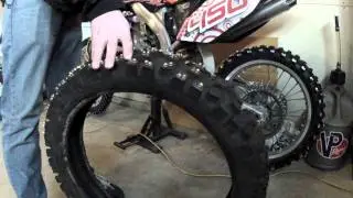 How To Stud a Motocross Tire