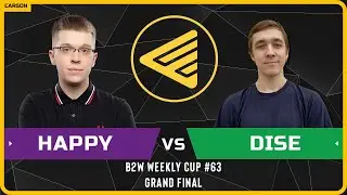 WC3 - B2W Weekly Cup #63 - Grandfinal: [UD] Happy vs Dise [NE]