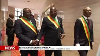 Monique Ouli Ndongo Sworn-in: Newly-Appointed Constitutional Council Member Takes Oath of Office.