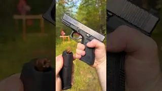 Glock 23: Shooting Hollow Point Defense Ammo (.40 cal) #youtubeshorts #glock #edc