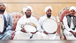 مدحة ناح القمري _الراوي هاشم _المادح الشيخ عبدالله الحبر و ابناءه