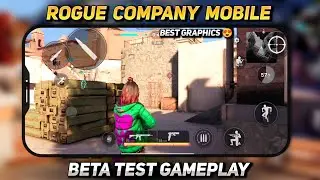 😍 BEST HIGH GRAPHICS MOBILE GAME | ROGUE COMPANY ELITE GAMEPLAY | IOS GAMEPLAY MAX GRAPHICS |