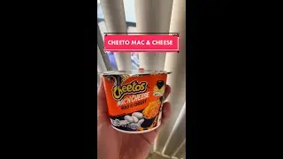 Cheeto Mac& Cheese taste test! 🤮 #cheeto #cheetoschallenge #cheetomacandcheese #cheetomacncheese