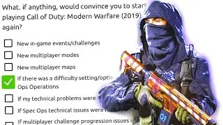 Modern Warfare: LEAKED survey asking all the RIGHT questions!