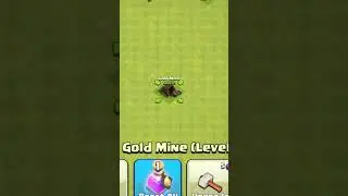 1 Level to Level 14 Max Gold MiNe ||Clash of Clans - coc #short