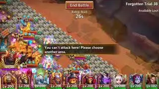 Castle Clash forgotten trial 38 NO LAVANICA