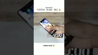 vivo t4R 5G water test #vivo #unboxing #tech #shorts