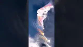 A spectacular example of an Iridescent cloud