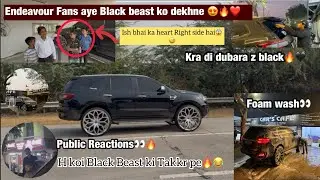 Black Beast Kra Di “Z” Black 🖤🔥🏁ghr aay beast ka fans 🔥👀public or police hui shocked 😮 