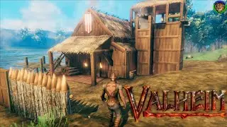 Valheim: Easy T1 Base Build & Combat
