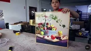 Quy Trình Sản Xuất Tranh Tráng Gương - Zinna Studio