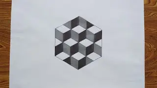 geometric drawing|| geometric patterns || simple art drawing