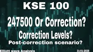 KSE 100 | Correction and targets | Elliott wave Analysis