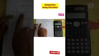#1 Integration using Scientific Calculator | Learn with Sathiya #shorts #calculator #integration