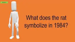 What Does The Rat Symbolize In 1984?