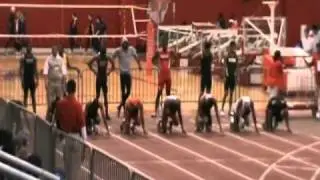2011 UH Indoor Invitational   60m Dash   Men   Heat 1   Isiah Sweeney
